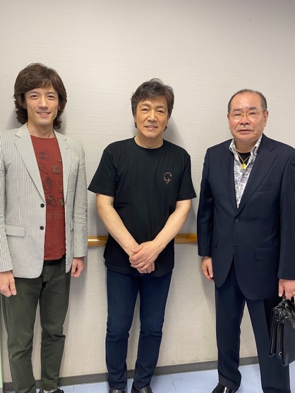 左から半田健人、野口五郎、私