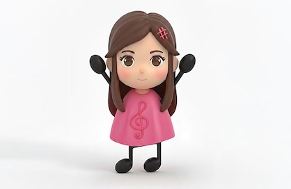 シンガーちゃんイラスト制作：わいんてぃ