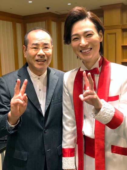 馬飼野俊一先生と山内惠介